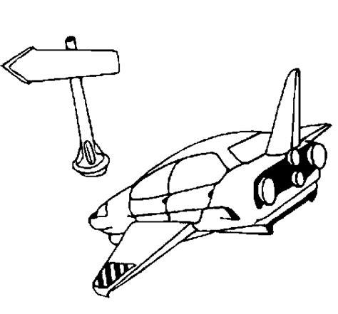 Dibujo de Tránsito espacial para Colorear - Dibujos.net: Dibujar y Colorear Fácil, dibujos de Un Coche Volador, como dibujar Un Coche Volador para colorear e imprimir