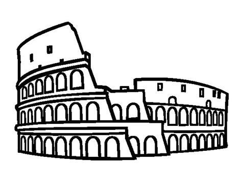 Dibujo de Coliseo romano para Colorear - Dibujos.net: Dibujar y Colorear Fácil, dibujos de Un Coliseo Romano, como dibujar Un Coliseo Romano para colorear