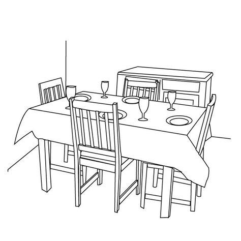 Comedor Para Colorear | Coloring pages. House coloring: Dibujar Fácil con este Paso a Paso, dibujos de Un Comedor, como dibujar Un Comedor para colorear e imprimir
