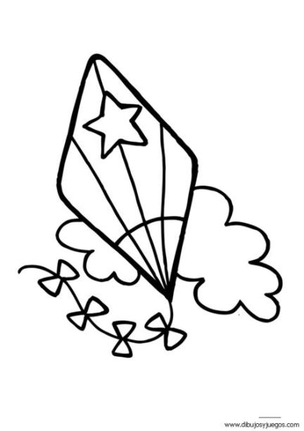 dibujos-de-cometas-009 | Dibujos y juegos. para pintar y: Dibujar Fácil con este Paso a Paso, dibujos de Un Cometa, como dibujar Un Cometa para colorear e imprimir