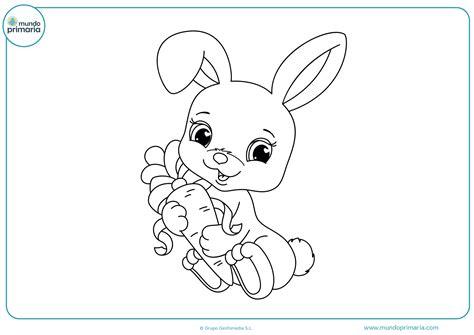 Dibujos de conejos para Colorear - Mundo Primaria: Aprende como Dibujar y Colorear Fácil con este Paso a Paso, dibujos de Un Conejito Para Niños, como dibujar Un Conejito Para Niños para colorear e imprimir