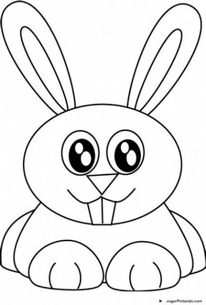 Jugar Pintando: Conejos para Imprimir y Colorear | Bunny: Aprende a Dibujar y Colorear Fácil, dibujos de Un Conejo De Frente, como dibujar Un Conejo De Frente paso a paso para colorear