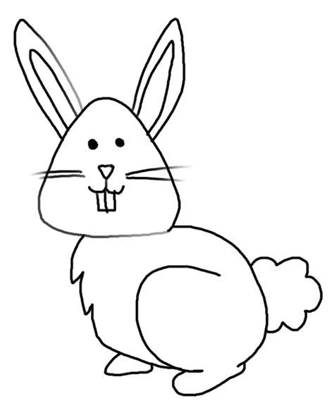 Dibujo de conejo - Cómo dibujar un conejo - Animales para: Dibujar y Colorear Fácil con este Paso a Paso, dibujos de Un Conejo De Frente, como dibujar Un Conejo De Frente para colorear