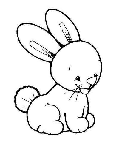 Conejo para colorear: Aprender como Dibujar Fácil, dibujos de Un Conejo Pequeño, como dibujar Un Conejo Pequeño para colorear