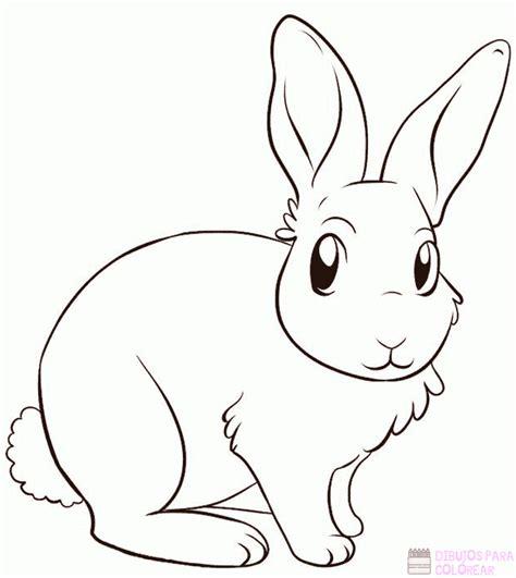 磊 Dibujos de Conejos【+250】faciles para colorear: Dibujar Fácil, dibujos de Un Conejo Y Bonito, como dibujar Un Conejo Y Bonito para colorear e imprimir