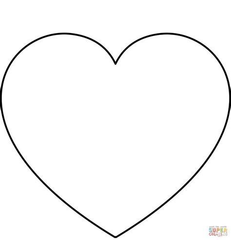 Dibujo de Plantilla Sencilla de Corazón para colorear: Dibujar Fácil, dibujos de Un Corazon De Papel, como dibujar Un Corazon De Papel para colorear e imprimir