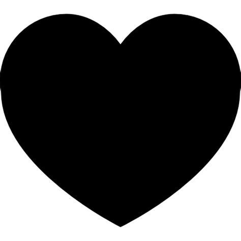 Corazón forma negra - Iconos gratis de formas: Aprender a Dibujar Fácil con este Paso a Paso, dibujos de Un Corazon En Dwg, como dibujar Un Corazon En Dwg para colorear