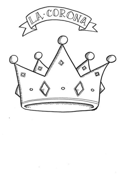 Corona princesa para colorear - Imagui: Dibujar y Colorear Fácil con este Paso a Paso, dibujos de Un Corona, como dibujar Un Corona paso a paso para colorear