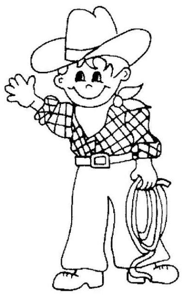 COWBOY COLORING: Aprende como Dibujar y Colorear Fácil con este Paso a Paso, dibujos de Un Cowboy, como dibujar Un Cowboy para colorear