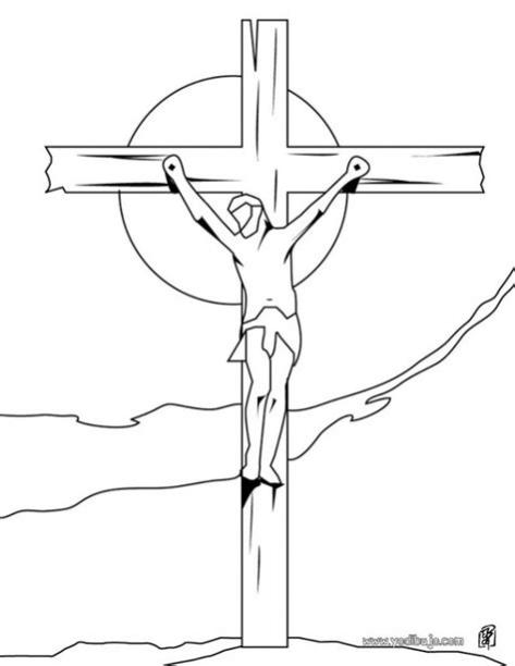 Dibujos de Cristo crucificado para descargar y pintar: Aprende como Dibujar y Colorear Fácil con este Paso a Paso, dibujos de Un Crucifijo, como dibujar Un Crucifijo para colorear e imprimir