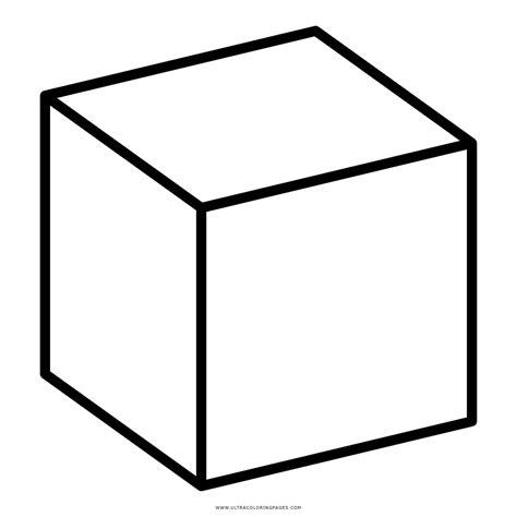 Cubo De Hielo Dibujo Para Colorear: Aprender como Dibujar y Colorear Fácil, dibujos de Un Cuadrado 3D, como dibujar Un Cuadrado 3D para colorear