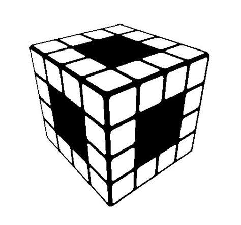 Dibujo de Cubo de Rubik para Colorear - Dibujos.net: Dibujar Fácil, dibujos de Un Cuadrado Imposible, como dibujar Un Cuadrado Imposible paso a paso para colorear