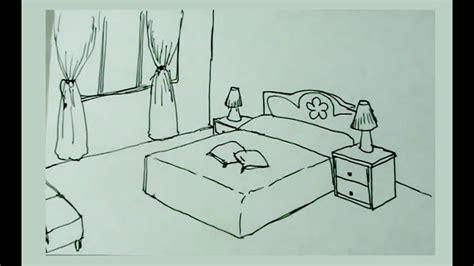 Dibuja fácil una alcoba o habitación. cama y nocheros: Aprende como Dibujar y Colorear Fácil, dibujos de Un Cuarto En Perspectiva, como dibujar Un Cuarto En Perspectiva para colorear e imprimir