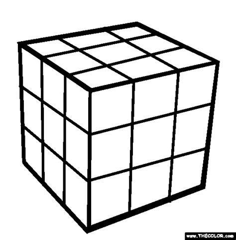 Rubiks Cube Coloring Page | Free Rubiks Cube Online: Dibujar Fácil, dibujos de Un Cubo De Rubik En 3D, como dibujar Un Cubo De Rubik En 3D paso a paso para colorear
