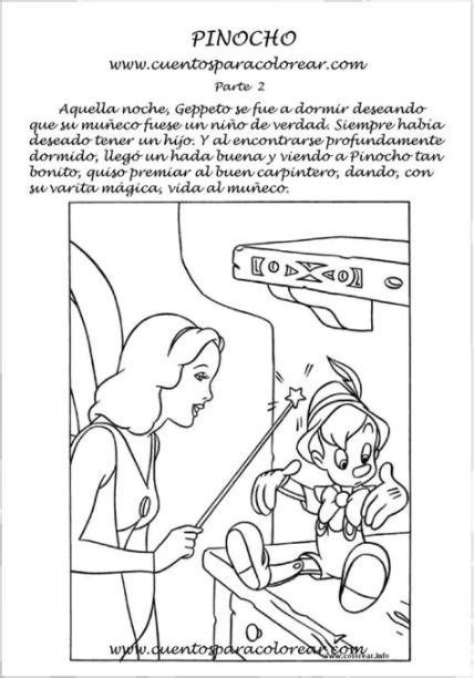 Cuento de Pinocho para colorear: Dibujar Fácil, dibujos de Un Cuento Para Niños, como dibujar Un Cuento Para Niños paso a paso para colorear