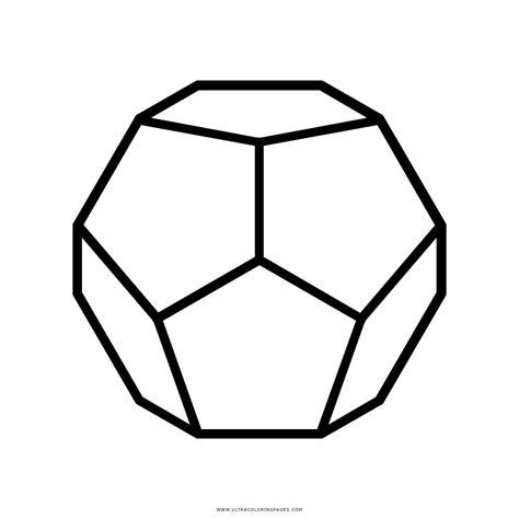Dodecahedron Coloring Page - Ultra Coloring Pages: Dibujar Fácil, dibujos de Un Decaedro, como dibujar Un Decaedro para colorear e imprimir