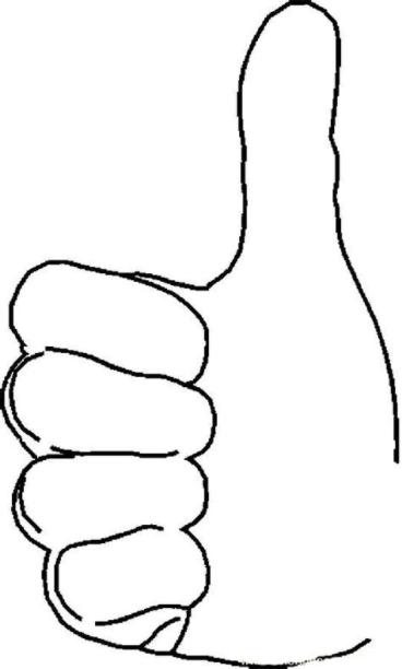 Dedo para colorear - Imagui: Dibujar Fácil, dibujos de Un Dedo Pulgar, como dibujar Un Dedo Pulgar para colorear