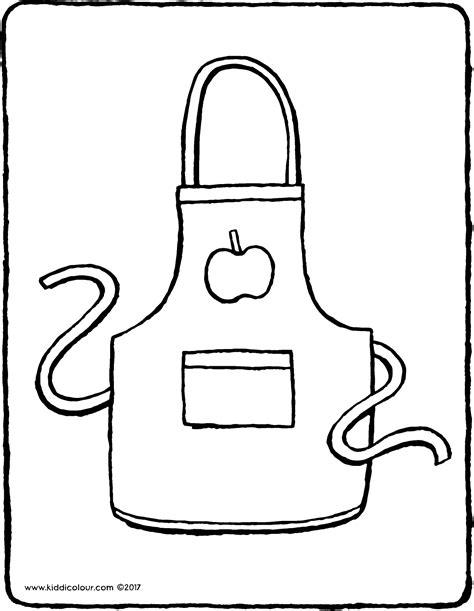 un delantal - kiddicolour: Dibujar Fácil, dibujos de Un Delantal, como dibujar Un Delantal para colorear e imprimir