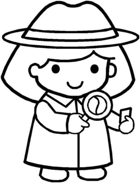 Cómo dibujar Un Detective Para Niños 】 Paso a Paso Muy Fácil 2023 - Dibuja  Fácil