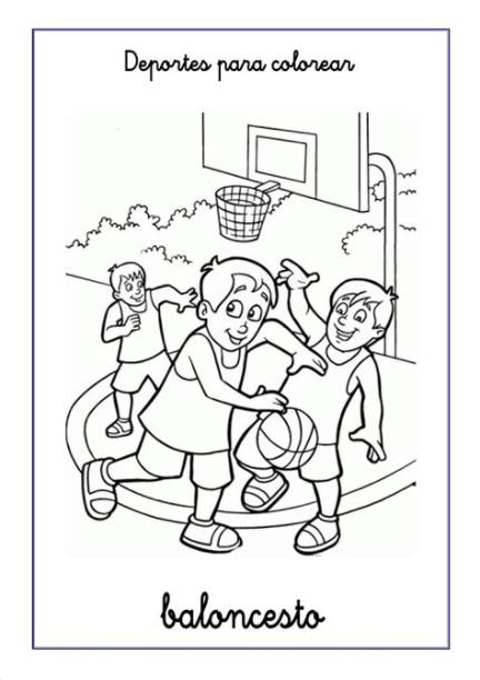 Dibujos de deportes para colorear: Aprende a Dibujar y Colorear Fácil con este Paso a Paso, dibujos de Un Dibujo De Deportes, como dibujar Un Dibujo De Deportes para colorear