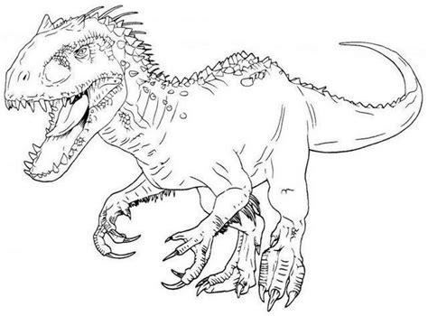 Tiranosaurio Rex Jurassic World Dibujos Para Colorear: Dibujar Fácil, dibujos de Un Dinosaurio Indominus Rex, como dibujar Un Dinosaurio Indominus Rex paso a paso para colorear