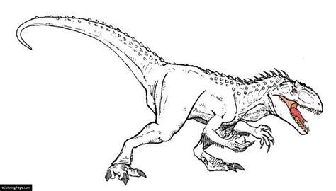 Indominus Rex Para Colorear | Dinosaur coloring pages: Dibujar Fácil, dibujos de Un Dinosaurio Indominus Rex, como dibujar Un Dinosaurio Indominus Rex para colorear