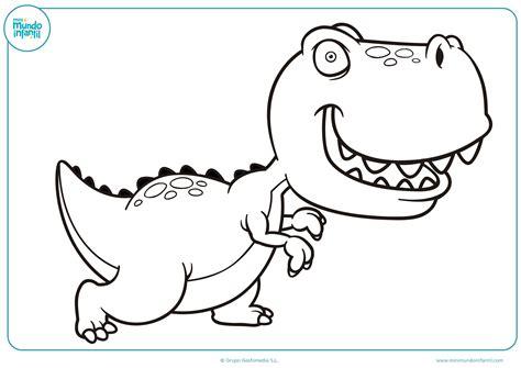 Dibujos Para Colorear On Line De Dinosaurios - Para Colorear: Dibujar y Colorear Fácil, dibujos de Un Dinosaurio Infantil, como dibujar Un Dinosaurio Infantil para colorear e imprimir
