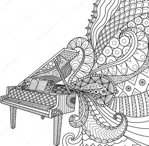 Imágenes: pianos para dibujar | Diseño doodles del piano: Dibujar y Colorear Fácil, dibujos de Un Diseño Grafico, como dibujar Un Diseño Grafico para colorear