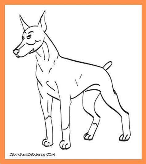 🐶Dibujos de Perros Fácil Para Colorear 🎨: Aprende como Dibujar y Colorear Fácil, dibujos de Un Doberman, como dibujar Un Doberman para colorear