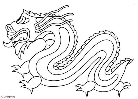 Dibujo para colorear Dragón chino - Img 13034: Aprender a Dibujar y Colorear Fácil, dibujos de Un Dragon De China, como dibujar Un Dragon De China paso a paso para colorear