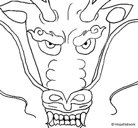 Dibujo de Cabeza de dragón para Colorear - Dibujos.net: Dibujar Fácil, dibujos de Un Dragon De Frente, como dibujar Un Dragon De Frente para colorear e imprimir