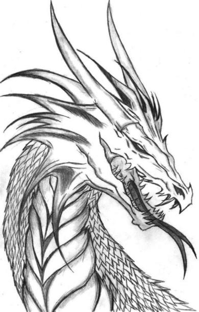 dibujo dragon medieval - Buscar con Google | Dragones para: Aprende a Dibujar y Colorear Fácil con este Paso a Paso, dibujos de Un Dragon En 3D, como dibujar Un Dragon En 3D paso a paso para colorear