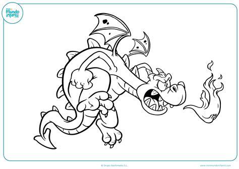 Dibujos de Dragones para colorear - Mundo Primaria: Aprender a Dibujar y Colorear Fácil, dibujos de Un Dragon Pequeño, como dibujar Un Dragon Pequeño para colorear