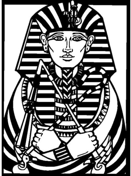 Antiguo Egipto 5 | Dibujos para Colorear 24: Dibujar y Colorear Fácil, dibujos de Un Egipcio, como dibujar Un Egipcio para colorear