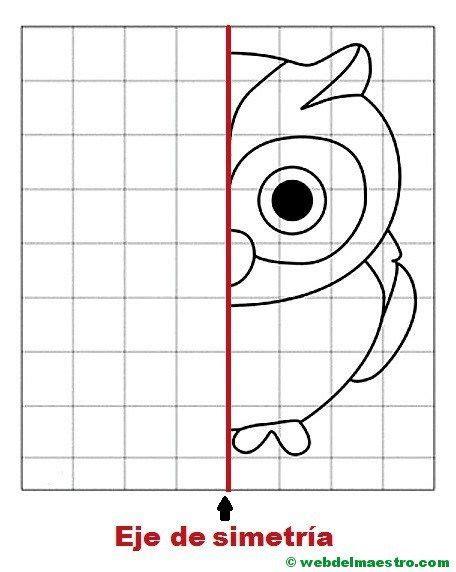 Simetría para niños de primaria - Web del maestro: Aprender a Dibujar Fácil con este Paso a Paso, dibujos de Un Eje, como dibujar Un Eje paso a paso para colorear