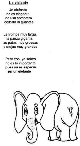 Elefante | POESÍAS | Pinterest | Poemas para niños: Aprende a Dibujar Fácil, dibujos de Un Elefante Gloria Fuertes, como dibujar Un Elefante Gloria Fuertes para colorear e imprimir