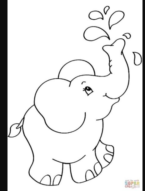 Dibujo Elefante Para Colorear | Children Coloring: Aprende a Dibujar Fácil con este Paso a Paso, dibujos de Un Elefante Infantil, como dibujar Un Elefante Infantil para colorear e imprimir
