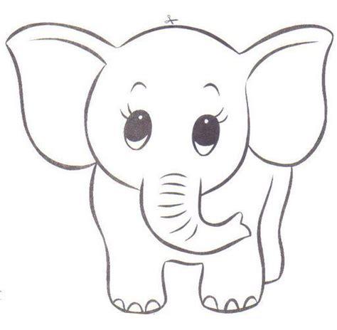 Pin en Pintando hermoso: Dibujar Fácil, dibujos de Un Elefante Sencillo, como dibujar Un Elefante Sencillo para colorear e imprimir