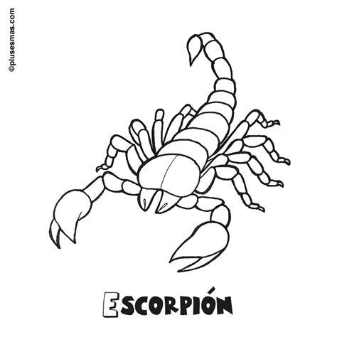 Escorpión para colorear: Dibujar y Colorear Fácil con este Paso a Paso, dibujos de Un Escorpion Para Niños, como dibujar Un Escorpion Para Niños para colorear e imprimir