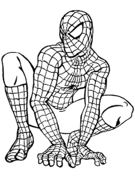 Dibujos de Spiderman para colorear. Imprimir superhéroe: Dibujar Fácil, dibujos de Un Espiderman, como dibujar Un Espiderman para colorear e imprimir