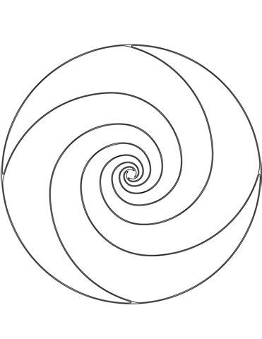 Mandala espiral Dibujo para colorear en 2020 | Espirales: Dibujar y Colorear Fácil con este Paso a Paso, dibujos de Un Espiral A Mano, como dibujar Un Espiral A Mano para colorear e imprimir