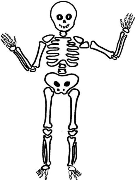 Esqueleto (Personajes) – Colorear dibujos gratis: Dibujar Fácil con este Paso a Paso, dibujos de Un Esqueleto Para Niños, como dibujar Un Esqueleto Para Niños para colorear e imprimir