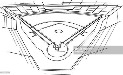 Baseball Stadium High-Res Vector Graphic - Getty Images: Dibujar y Colorear Fácil con este Paso a Paso, dibujos de Un Estadio De Beisbol, como dibujar Un Estadio De Beisbol paso a paso para colorear