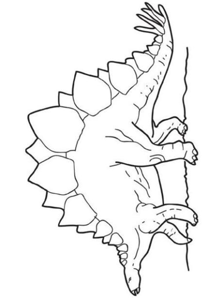 Dibujos para colorear estegosaurio - es.hellokids.com: Aprende a Dibujar Fácil con este Paso a Paso, dibujos de Un Estegosaurio, como dibujar Un Estegosaurio para colorear e imprimir