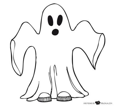 Maestra de Infantil: Fantasmas para colorear. Halloween.: Aprender a Dibujar y Colorear Fácil, dibujos de Un Fantasma De Halloween, como dibujar Un Fantasma De Halloween para colorear e imprimir