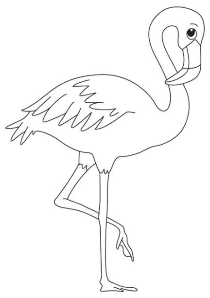 Dibujos Para Pintar Flamingo Imprimir - Impresion gratuita: Dibujar y Colorear Fácil con este Paso a Paso, dibujos de Un Flamingo, como dibujar Un Flamingo paso a paso para colorear
