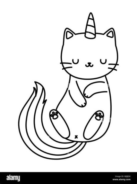 [View 44+] Dibujos De Gatitos Unicornios Kawaii Para Colorear: Aprender como Dibujar y Colorear Fácil con este Paso a Paso, dibujos de Un Gaticornio, como dibujar Un Gaticornio para colorear