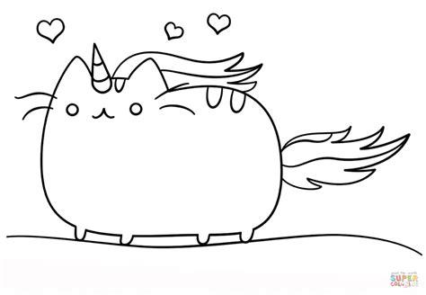 Gato-Unicornio Kawaii | Super Coloring en 2020 | Dibujos: Dibujar Fácil, dibujos de Un Gaticornio Kawaii, como dibujar Un Gaticornio Kawaii para colorear