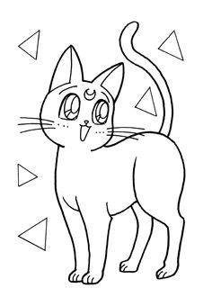 260 ideas de Colorear anime | colorear anime. dibujos: Dibujar Fácil, dibujos de Un Gato A Carboncillo, como dibujar Un Gato A Carboncillo para colorear