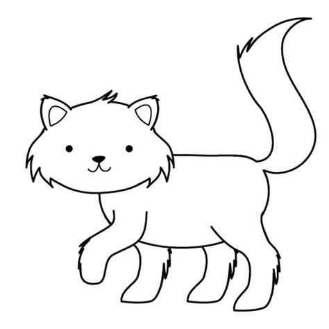 Dibujo De Gato Para Pintar | Sermadre.com: Aprende a Dibujar y Colorear Fácil, dibujos de Un Gato Caminando, como dibujar Un Gato Caminando para colorear e imprimir